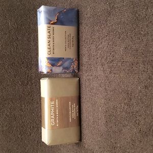 Bath & Body Works Men's Collection GRAPHITE & CLEAN SLATE Cleansing Bar
